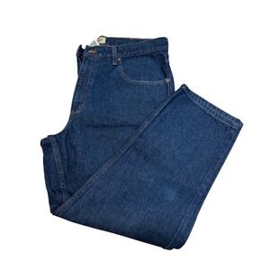 LL Bean Men's Classic fit 36x28 dark wash jeans no flaws